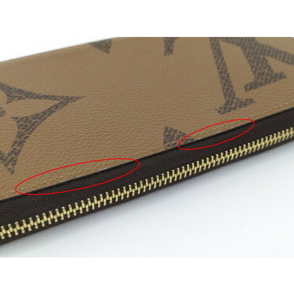 Louis Vuitton Monogram Giant Reverse Round Zipper Long Wallet - Picture 6 of 9